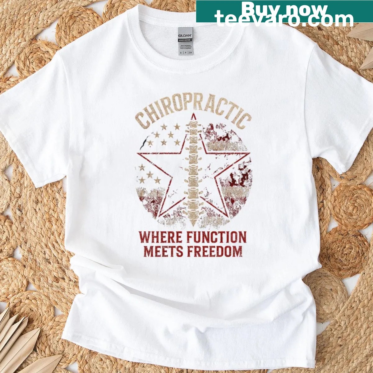 Vintage-style T-shirt featuring retro travel art of Wilder Ranch — on a men's t-shirt