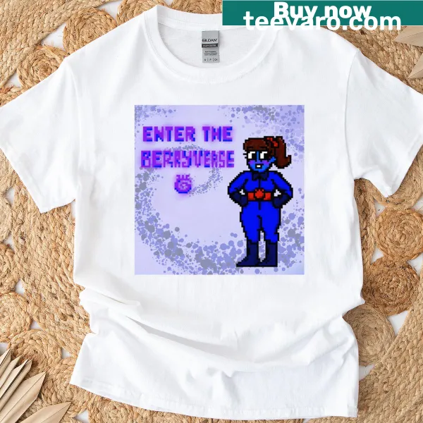 T-shirt featuring abstract typography design with '971 Etb'