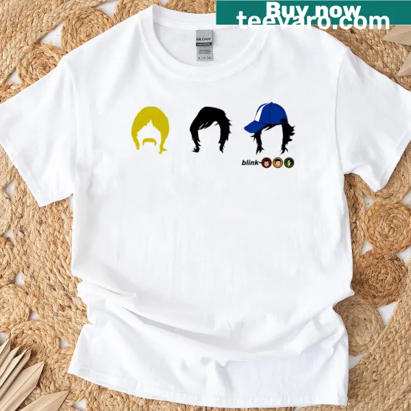 Vintage distressed T-shirt featuring Blink 182 graphic