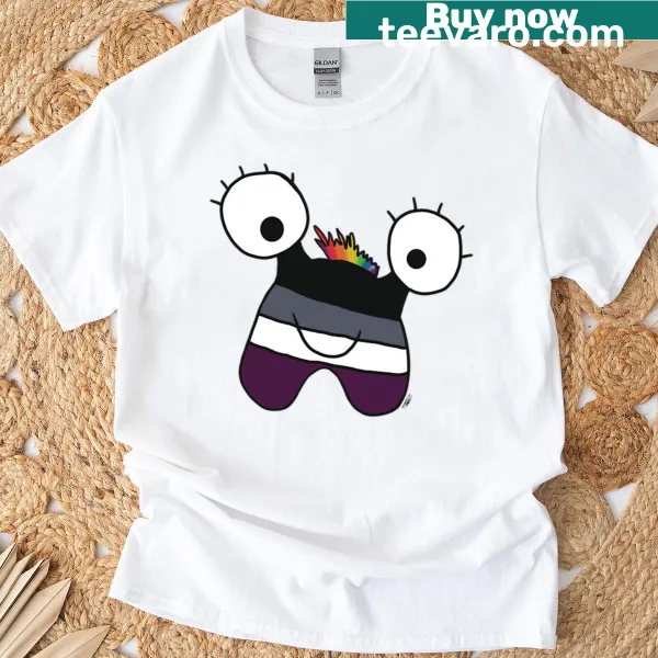 Alien design with DNA strands on t-shirt