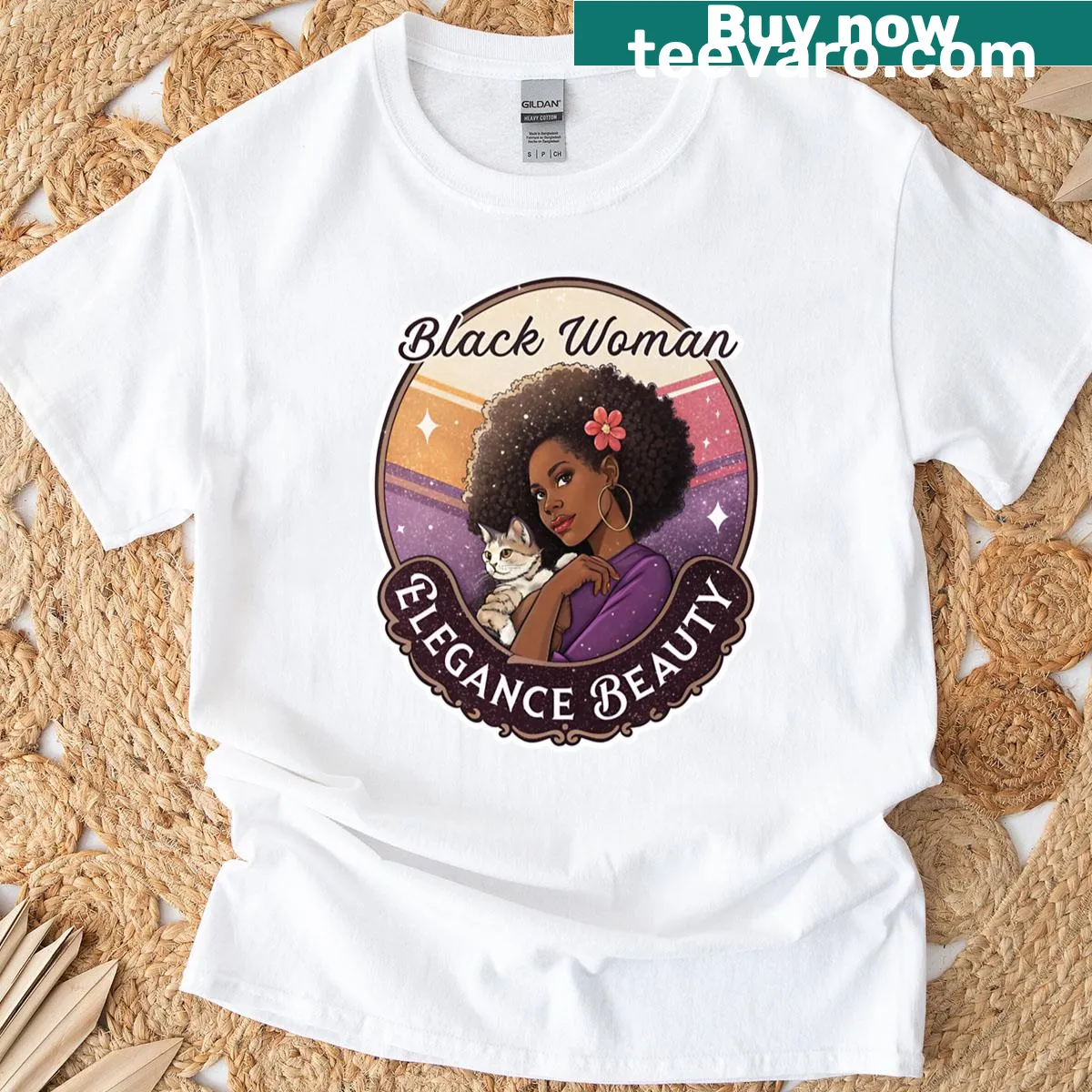 Textual design celebrating Black women on a t-shirt — on a men's t-shirt