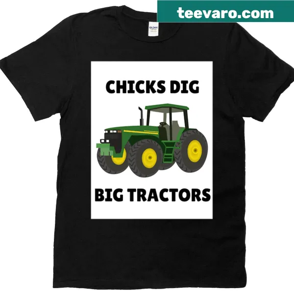 Humorous t-shirt with a saying about tractors and rural life