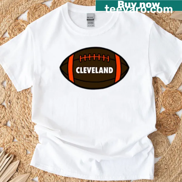 Striking T-shirt displaying Cleveland football team name