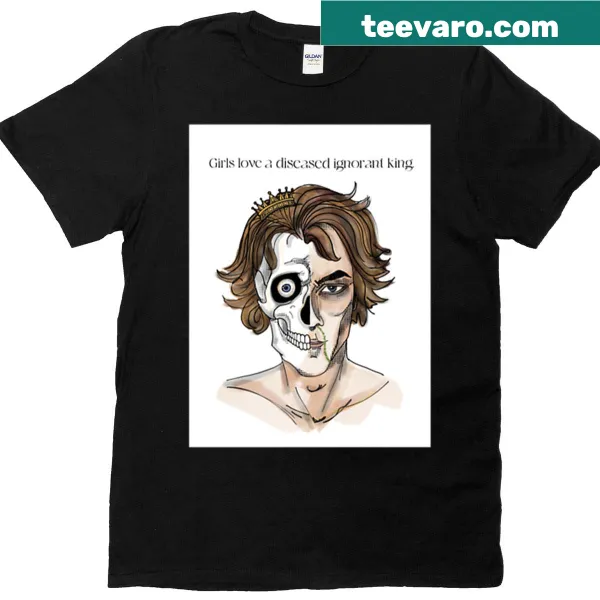 Provocative T-shirt with bold graphic criticizing authority and ignorance