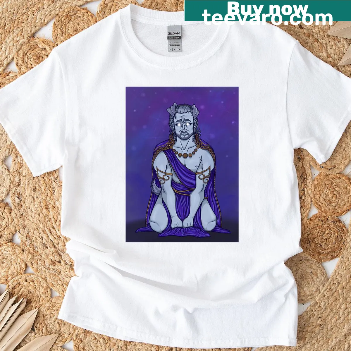T-shirt featuring the phrase 'Dog Is God' in a whimsical design. — on a men's t-shirt
