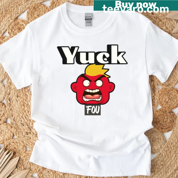Bold t-shirt with a humorous phrase about having a lovely day