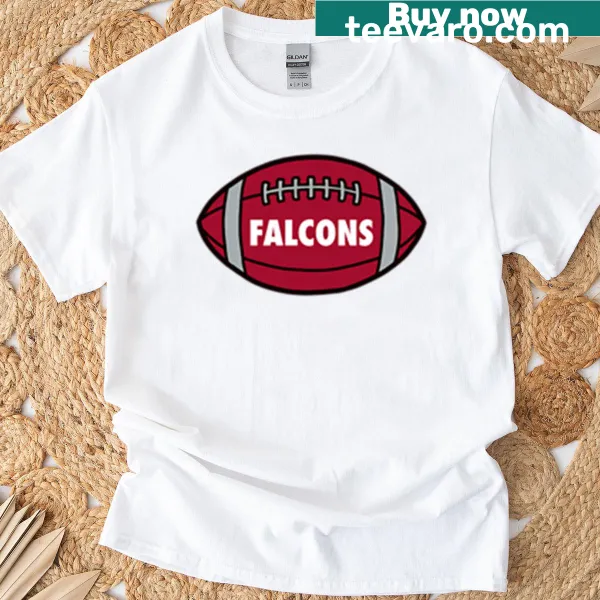 Oversized t-shirt featuring bold Falcons football graphics