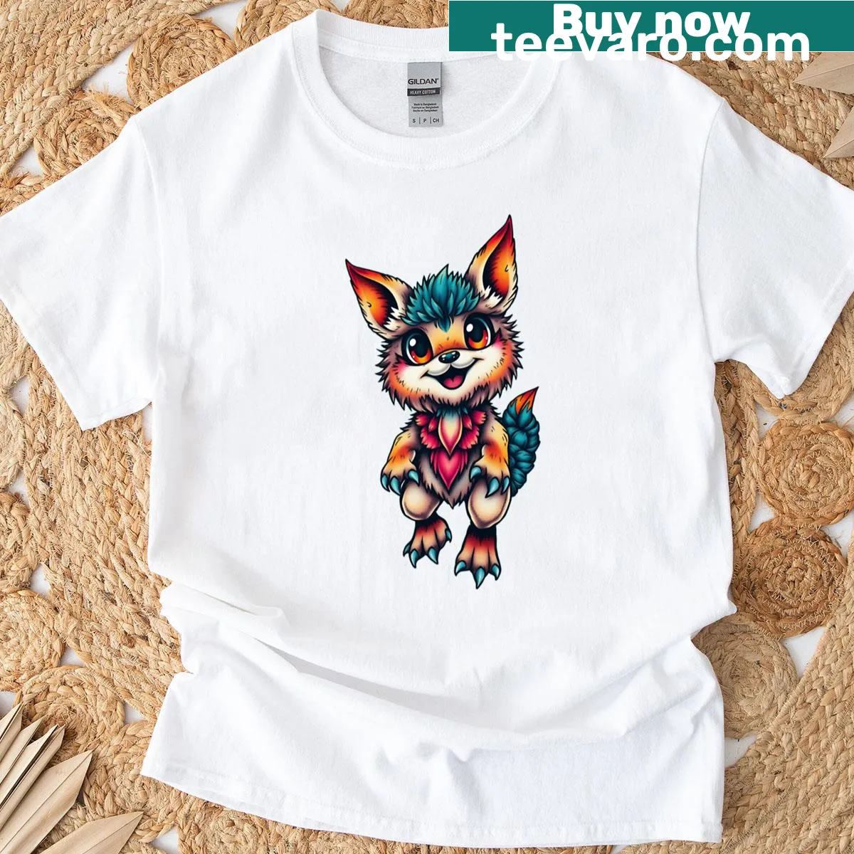 Playful Groovetastic T-shirt featuring whimsical typography — on a men's t-shirt