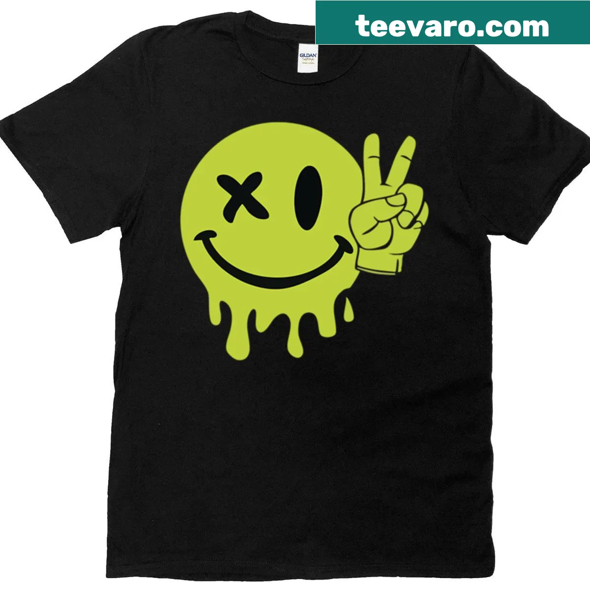 Minimalist t-shirt with the phrase Just A Smile — on a men's t-shirt
