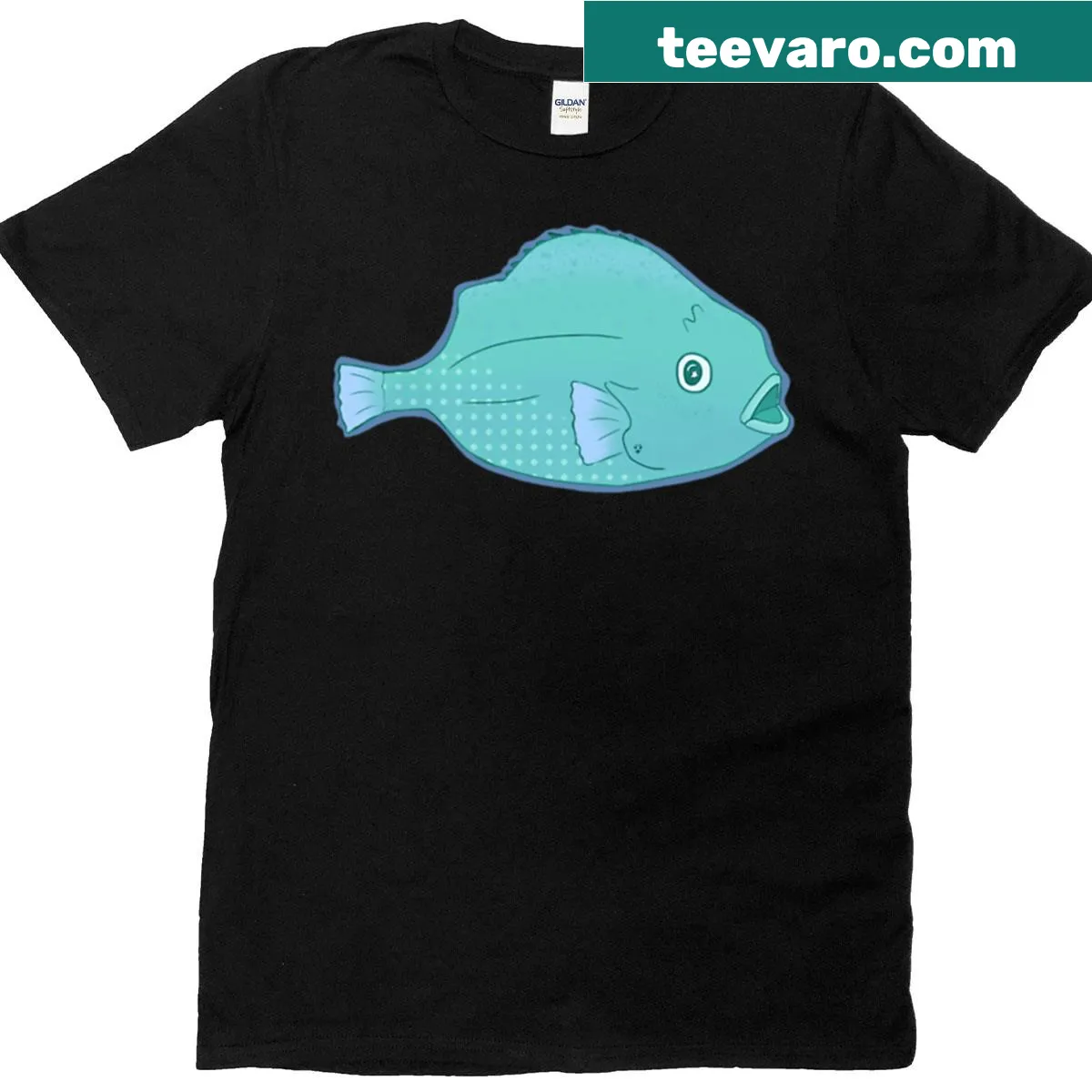 Lump Fish T-shirt featuring an illustrated lump fish graphic — on a men's t-shirt