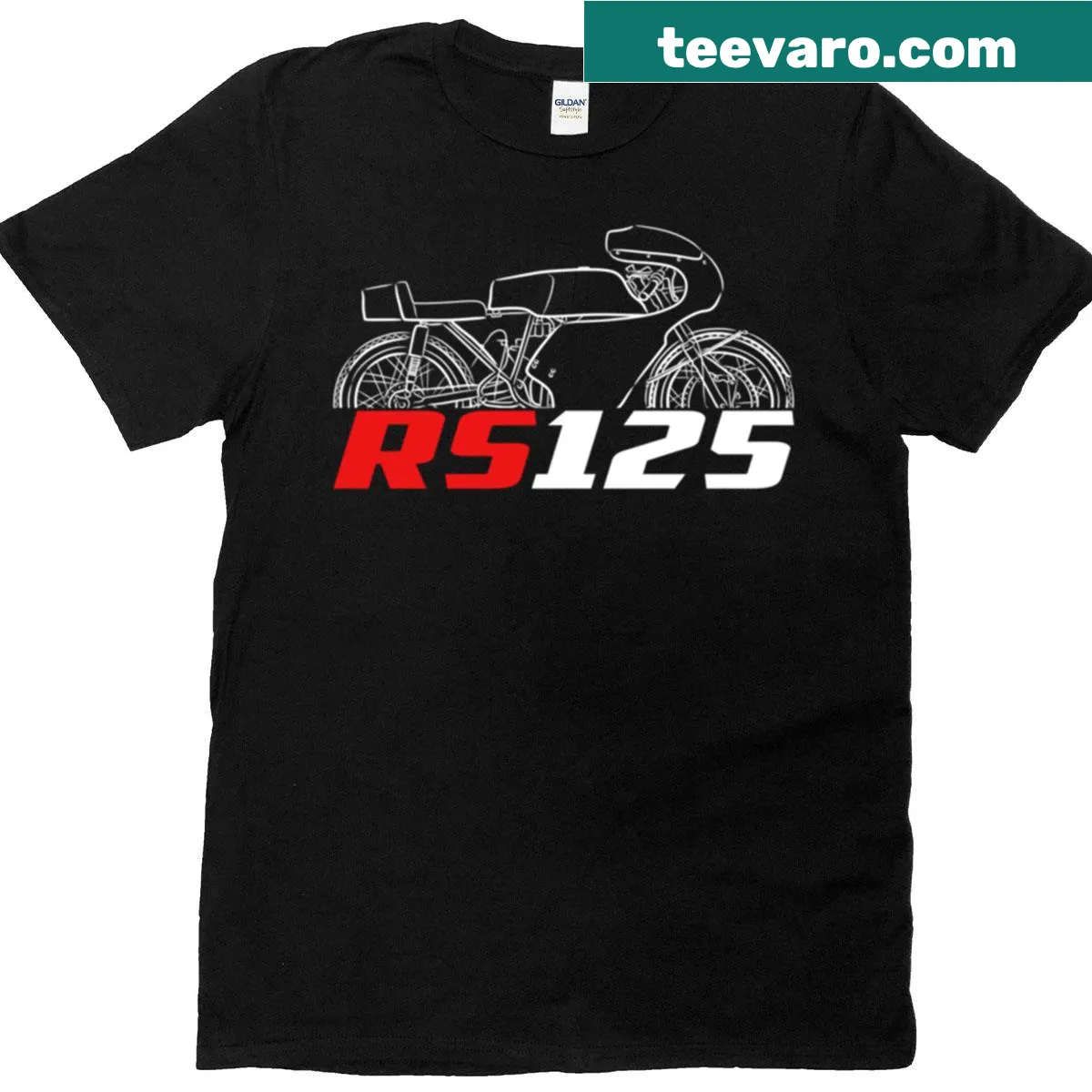 Maico Rs125 motorcycle graphic on T-shirt — on a men's t-shirt