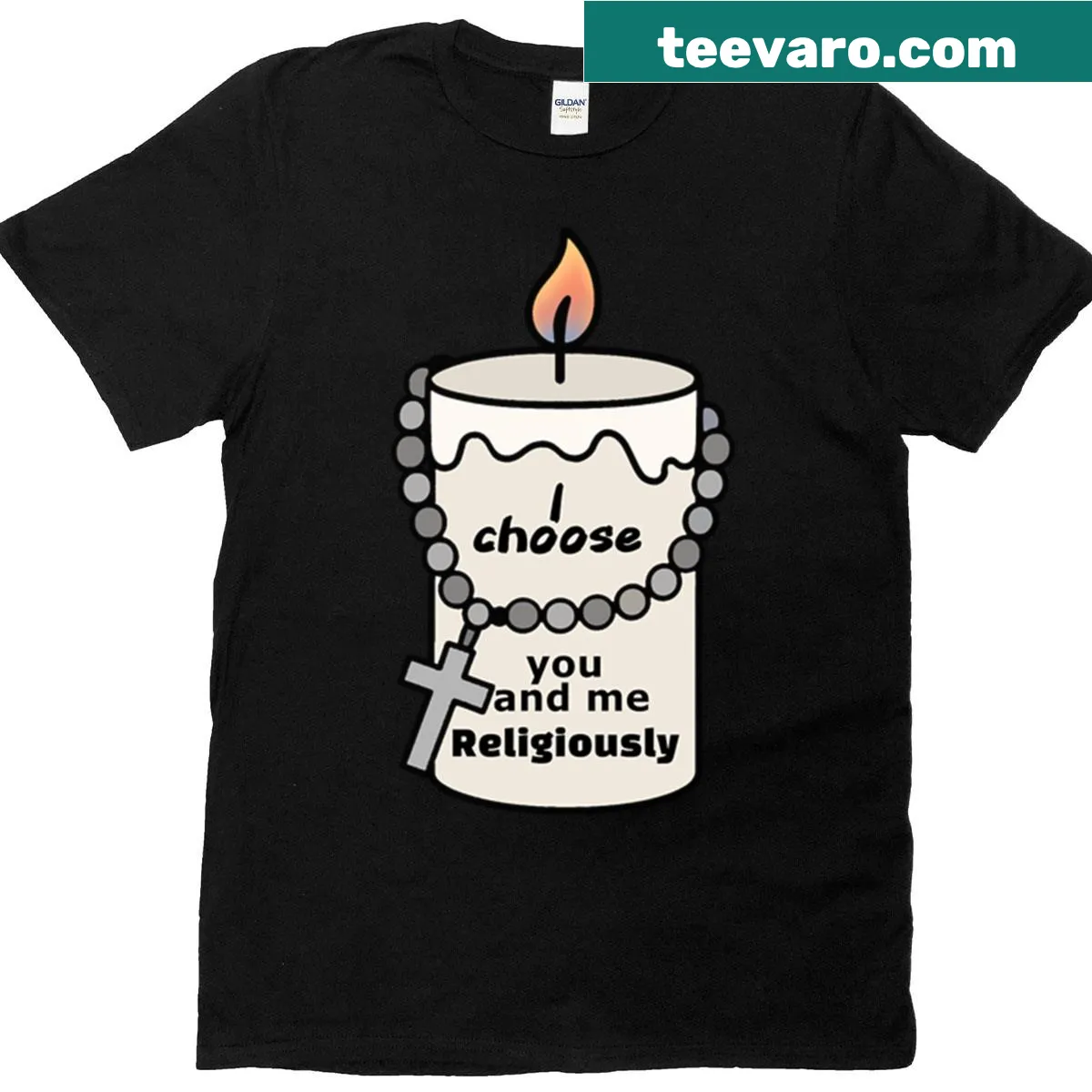 T-shirt featuring a heartfelt design with 'Guilty As Sin I Choose You And Me' — on a men's t-shirt