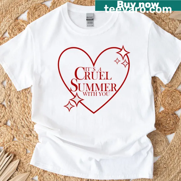 Illustrative T-shirt inspired by Taylor Swift's Cruel Summer