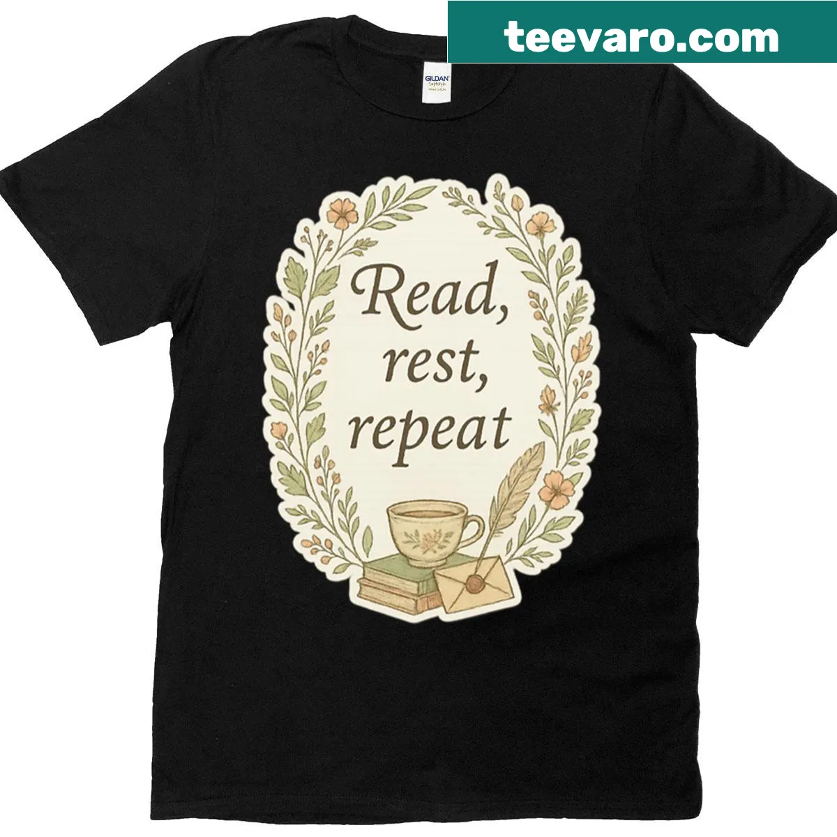 Retro T-shirt celebrating music and rhythm design — on a men's t-shirt
