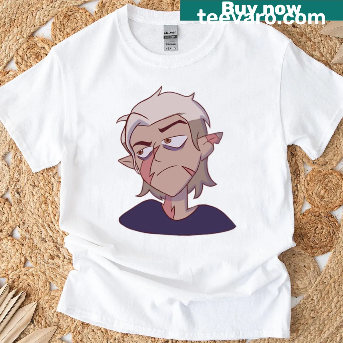 T-shirt featuring a hunting graphic — on a men's t-shirt