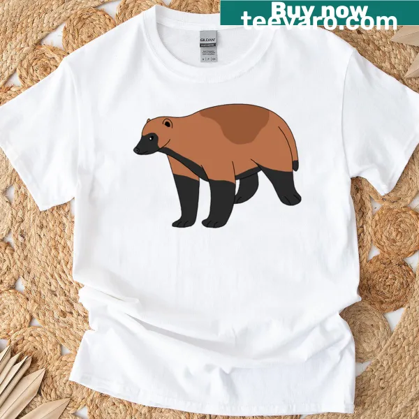 Illustrated Wolverine graphic on a T-shirt