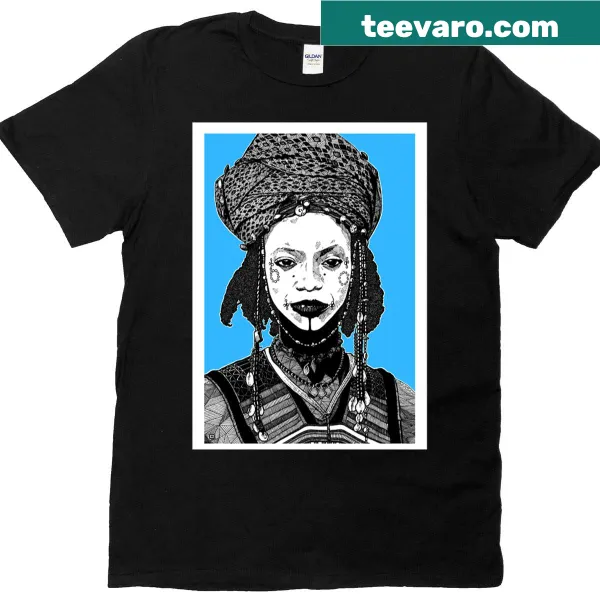 Celebratory Young African design on a t-shirt