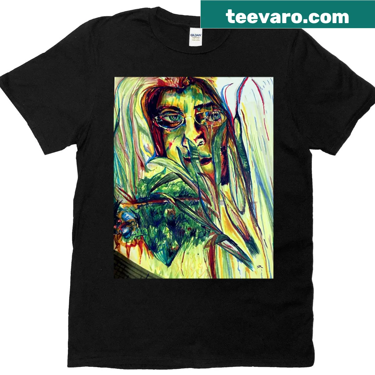 Inspirational text design on t-shirt about nature and thoughts — on a men's t-shirt