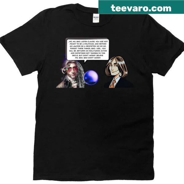 T-shirt with thoughtful typography saying 'Before The Future'