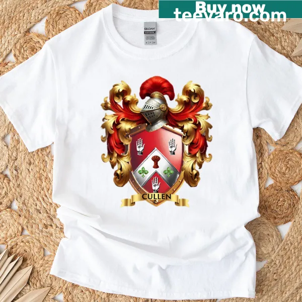 Oversized t-shirt with Cullen family crest design