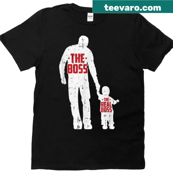 Matching T-shirts for dads and kids with fun sayings