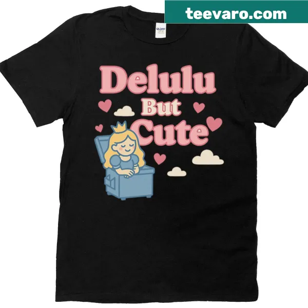 Illustration of a cute princess in her own universe on a t-shirt