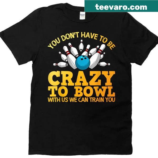 Humorous t-shirt with funny bowling design