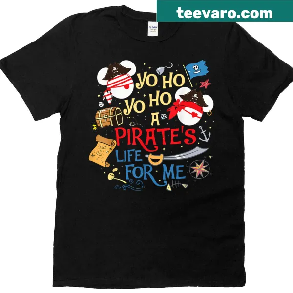 Pirate-themed T-shirt with humorous graphic for family vacations
