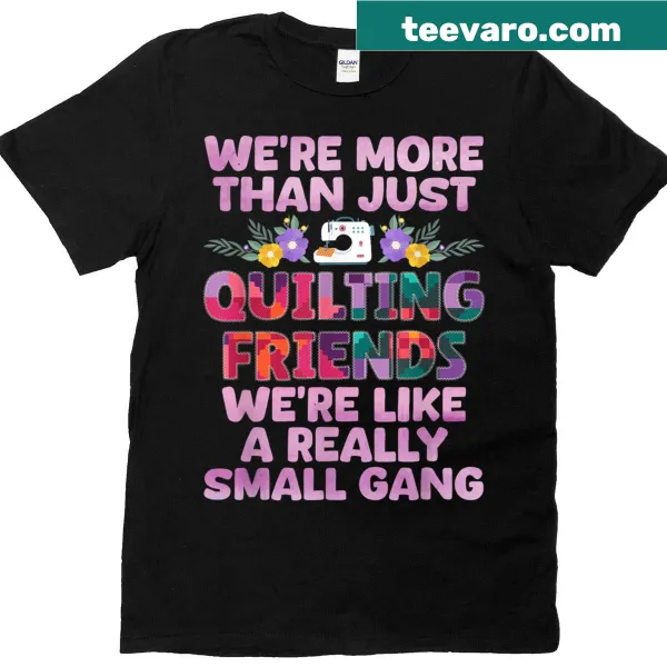 Playful quilting-themed design t-shirt