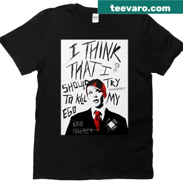 Edgy T-shirt featuring an illustration related to Halsey’s music