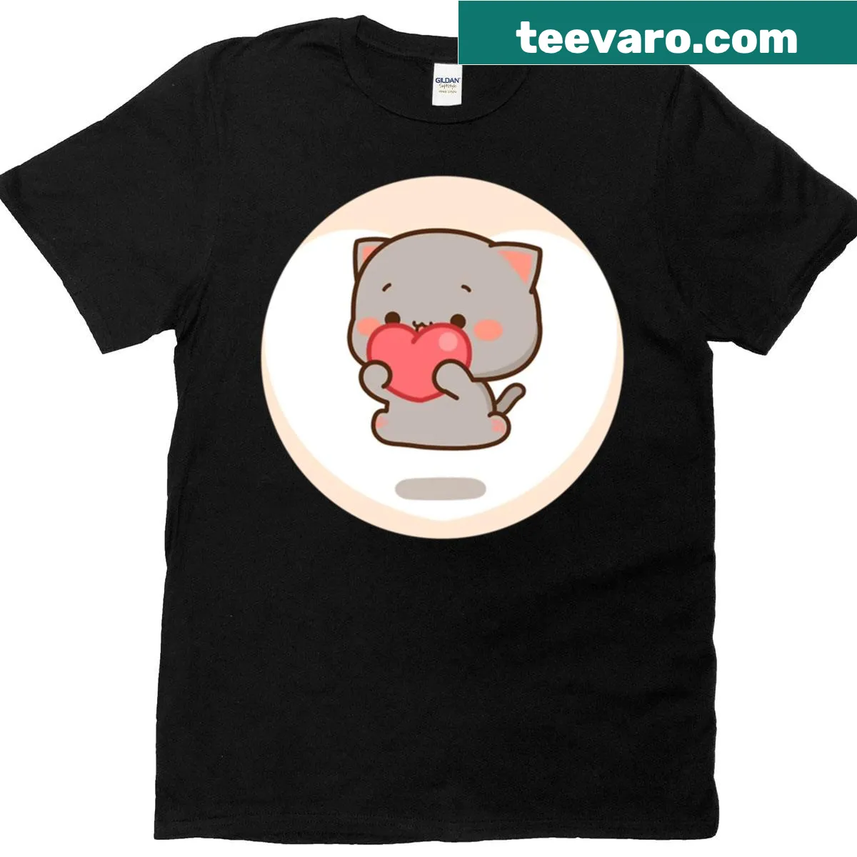Adorable T-shirt featuring a mochi milk panda for birthdays — on a men's t-shirt