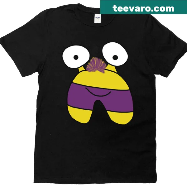 Oversized t-shirt with intersex DNA alien graphic design.