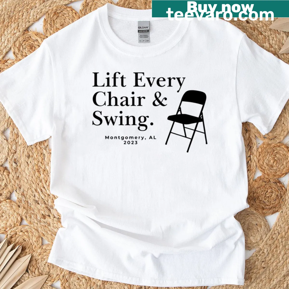 Juneteenth inspirational typography T-shirt — on a men's t-shirt