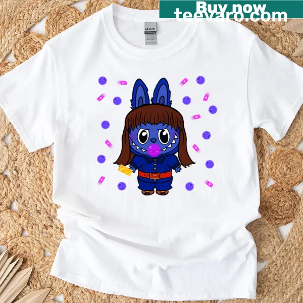 Oversized T-shirt with a playful La Berry graphic