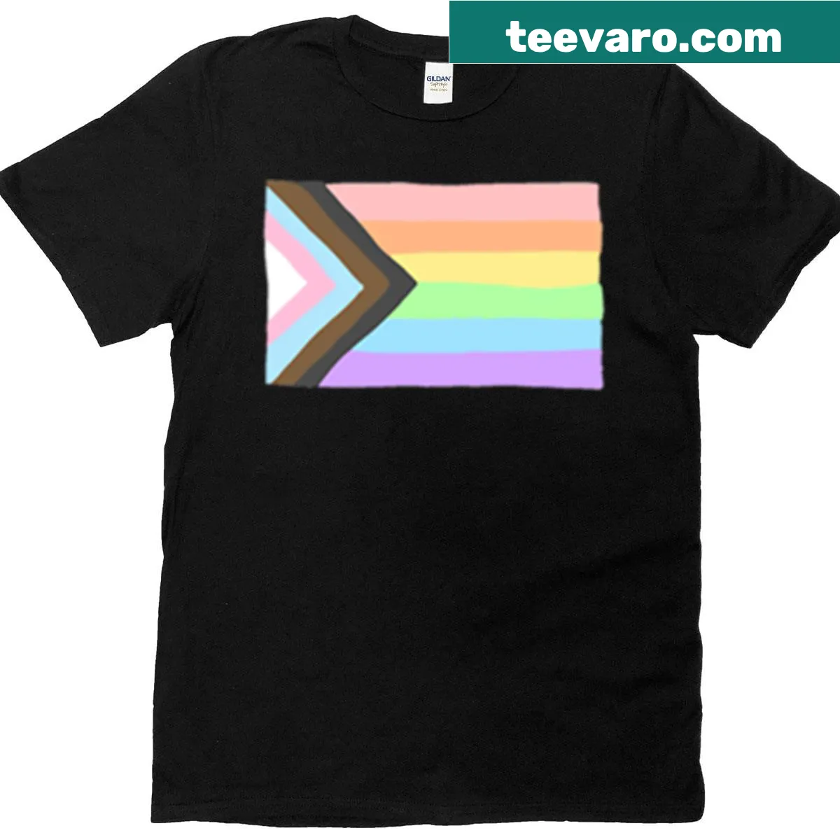 Oversized T-shirt promoting LGBTQ+ pride and inclusivity — on a men's t-shirt