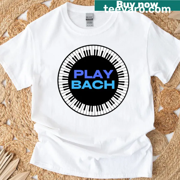Oversized T-shirt with playful text design paying homage to Bach