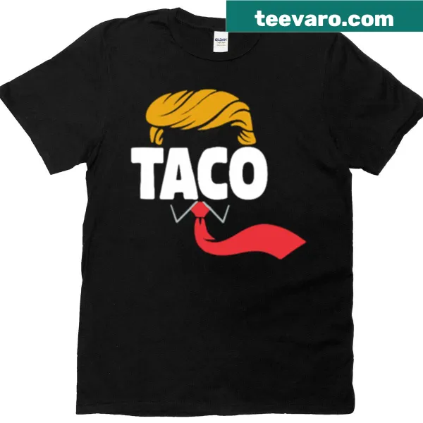T-shirt with a funny chicken eating a taco graphic