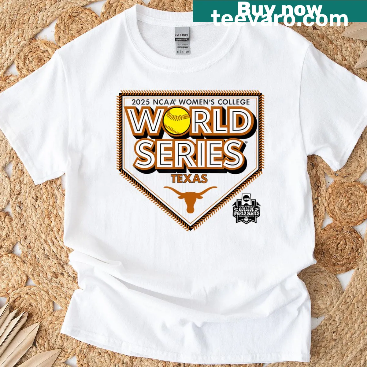 Texas Longhorns College World Series T-shirt for proud fans. — on a men's t-shirt