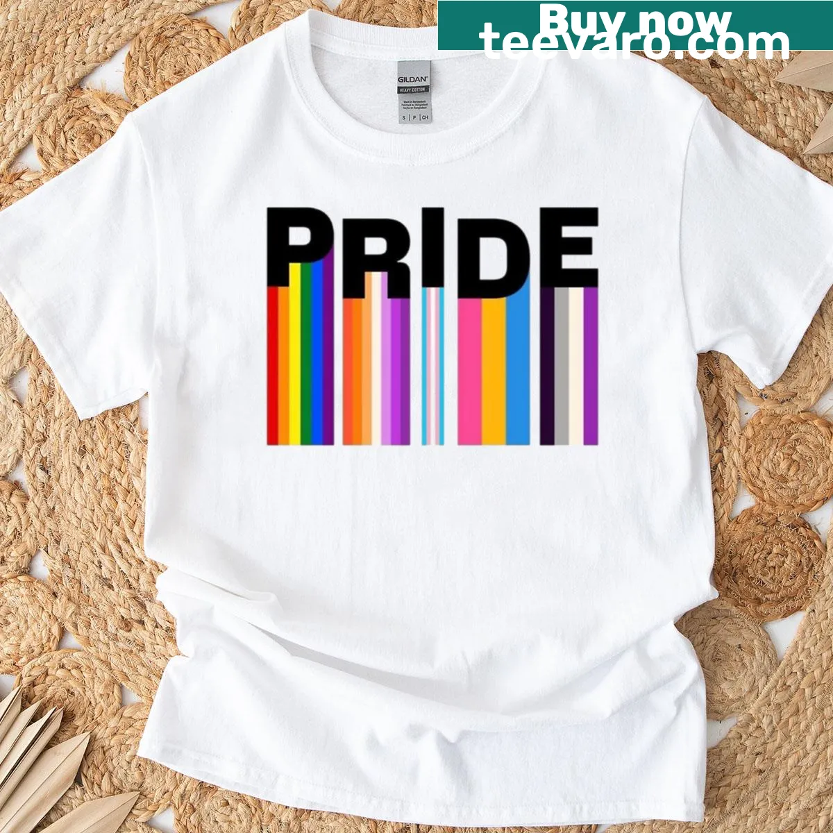 T-shirt celebrating diversity and unity with a heartfelt message — on a men's t-shirt