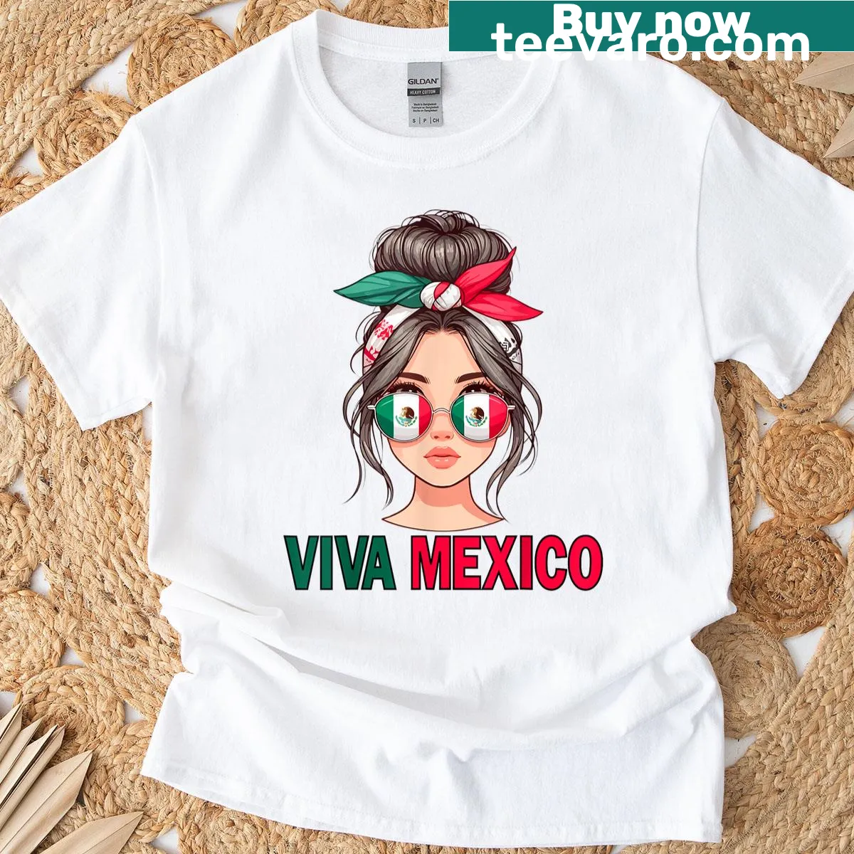 Typography design celebrating Mexican Independence Day on a T-shirt. — on a men's t-shirt