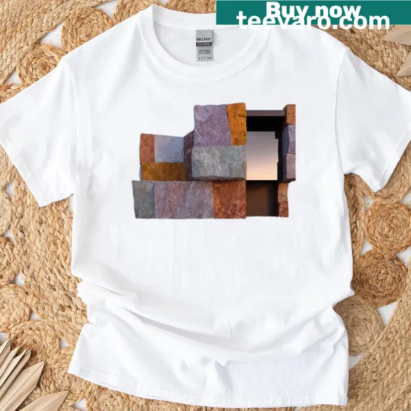Vintage distressed t-shirt with a graphic of wild stones.