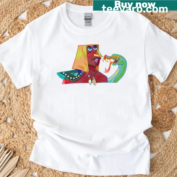 Cartoon graphic t-shirt featuring Xavier, the Renegade Angel character.