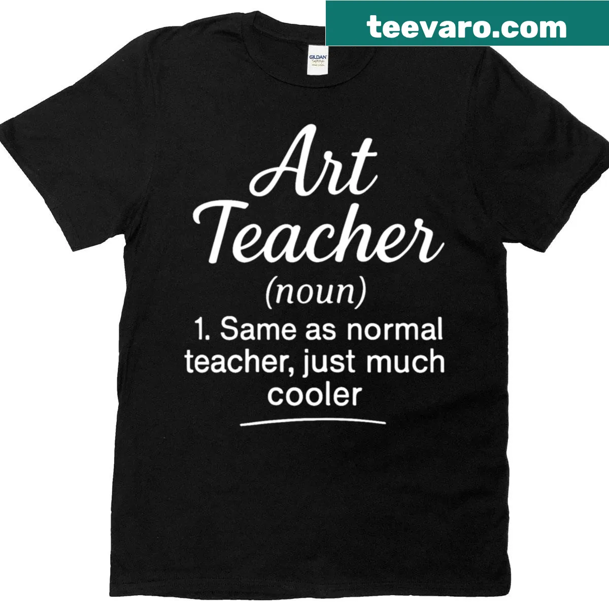 Funny definition of an Art Teacher on T-shirt — on a men's t-shirt