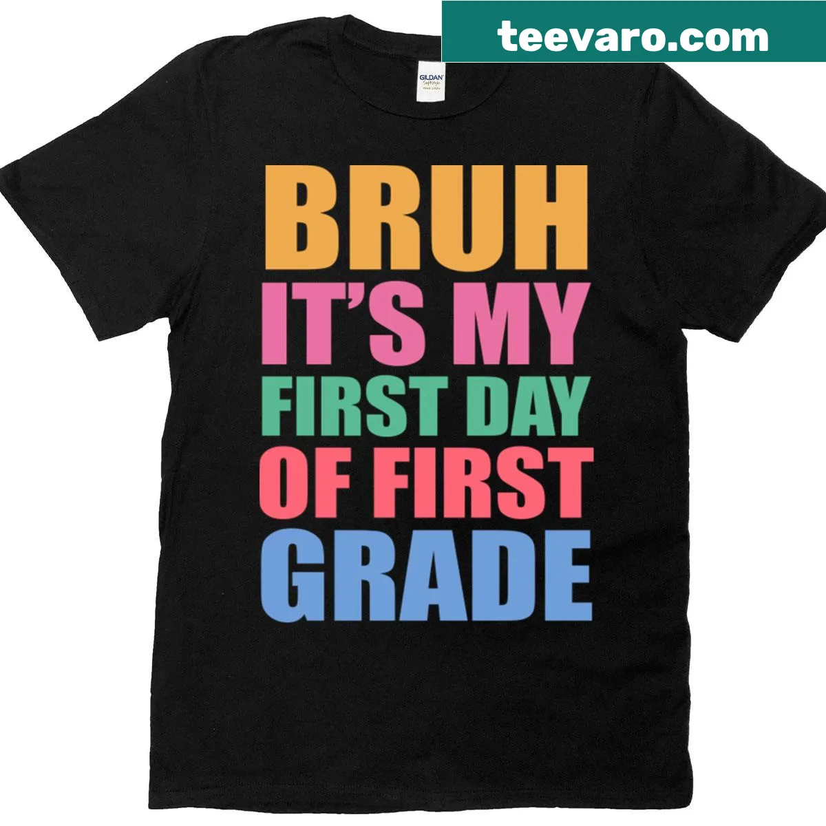 Funny school quote T-shirt for the first day back to school — on a men's t-shirt
