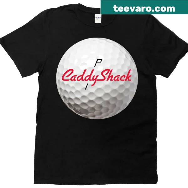 Vintage-style Caddyshack t-shirt with golf ball graphic