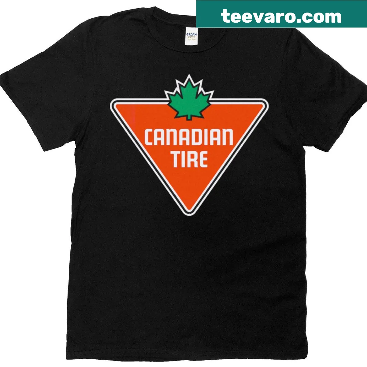 Canadian Tire logo t-shirt featuring a clear printed logo design. — on a men's t-shirt