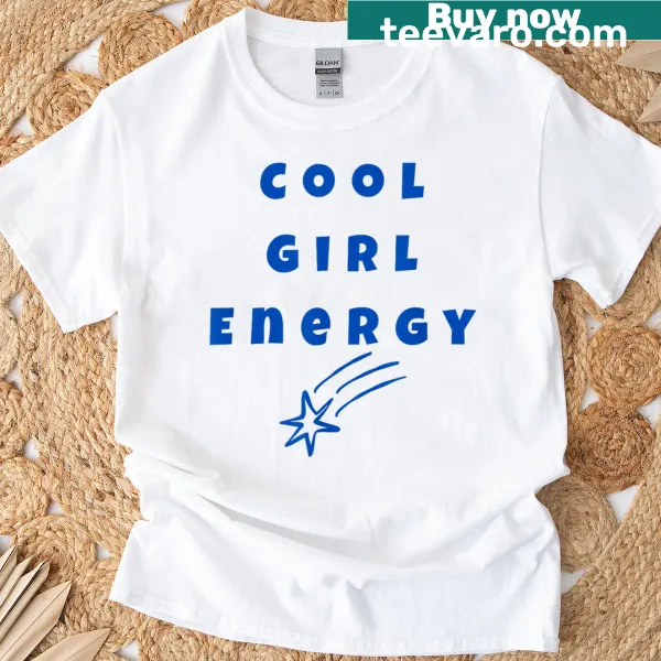 T-shirt with a cute comet design embodying 'Cool Girl Energy'