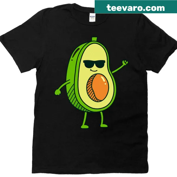 Funny dancing avocado T-shirt for kids