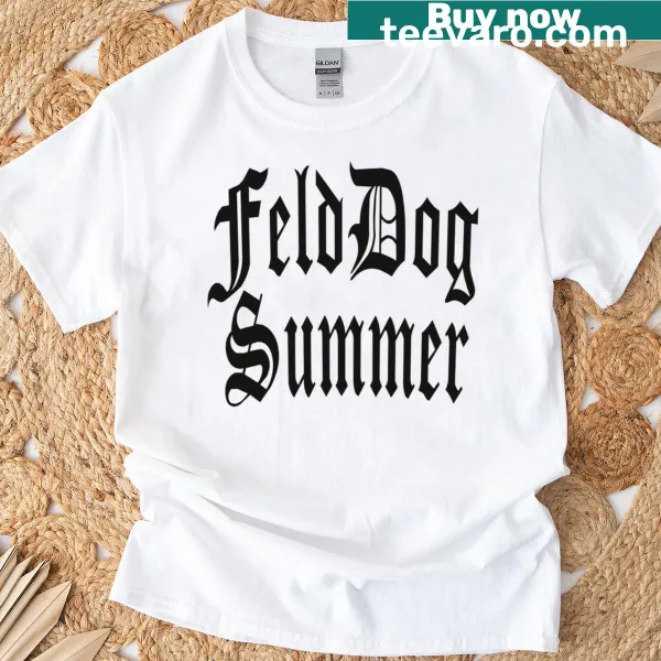 Playful dog themed summer T-shirt