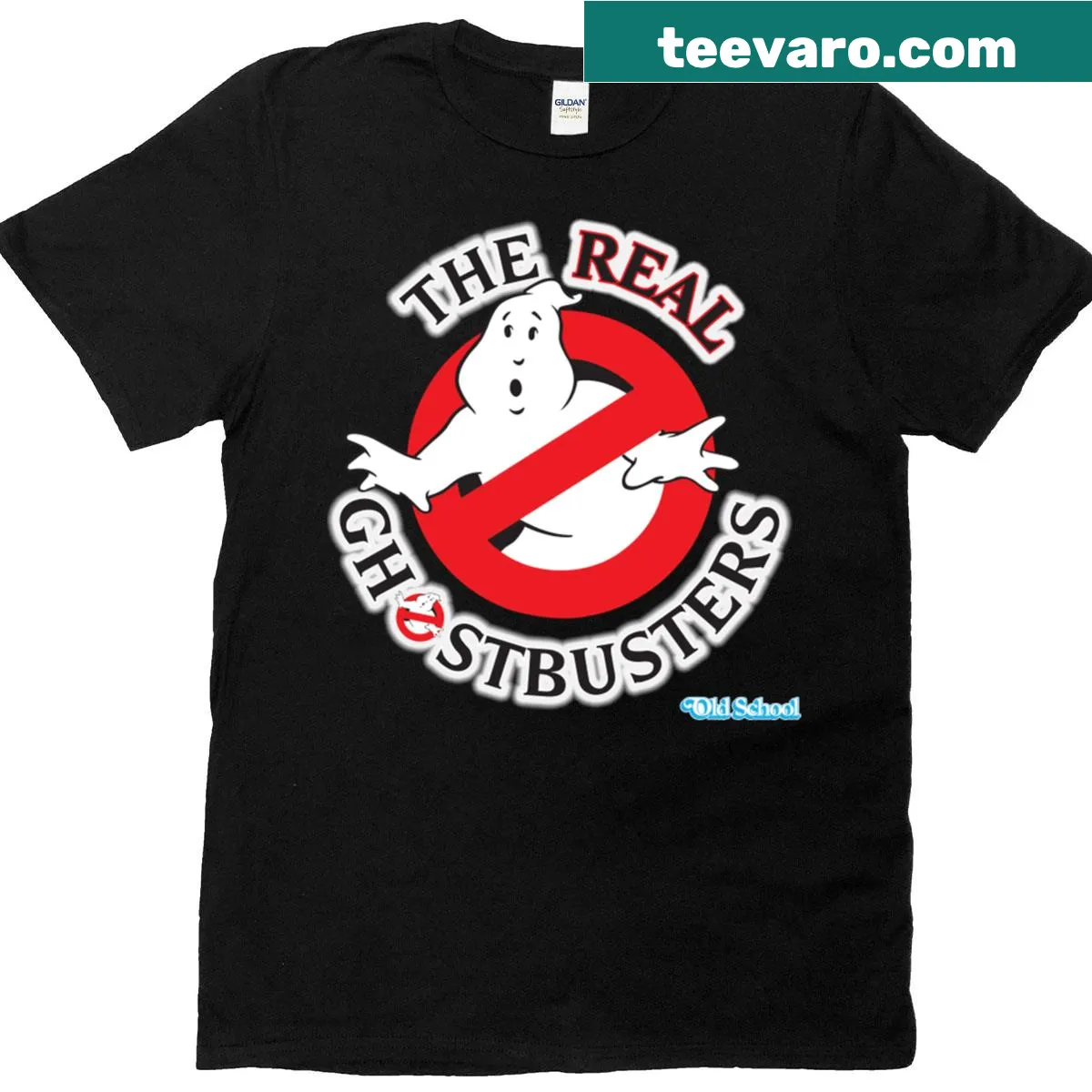Retro Ghostbusters design celebrating the classic film — on a men's t-shirt